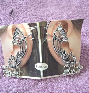 Peacock Ear Cuff Earrings