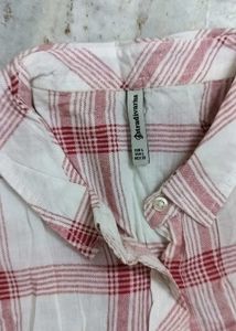 Pink Plaid Shirt