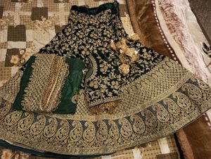 Elegant Green Lehenga Choli Set