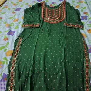 Rayon Green Kurti
