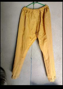 golden color kurti set