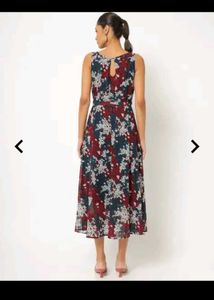 Chic Floral Print Midi Dress