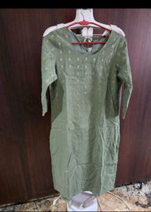 Elegant Sage Green Kurta Set with Dupatta