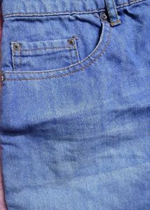 Classic Blue Denim Shorts