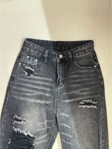Distressed Wide-Leg Jeans funkyy