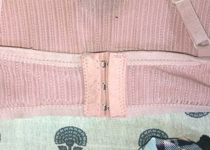 Pink Ribbed Bralette