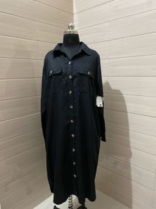 NEW WITH TAG Classic Black Shirt Dress