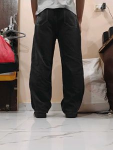 Charcoal baggy jeans
