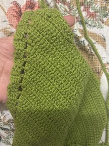 Crochet Butterfly Halter Bikini Top
