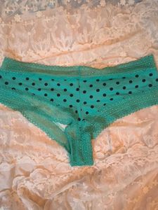 Cute Polka Dot Lace Trim Briefs