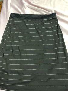 Striped Mini Skirt