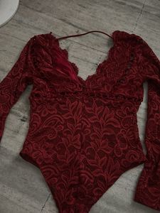 Sheer Lace Bodysuit