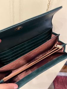 baggit Chic Green Chain Wallet