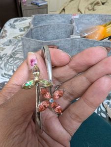Pear Hair Clip and Anti Tarnish Silver coated Hand