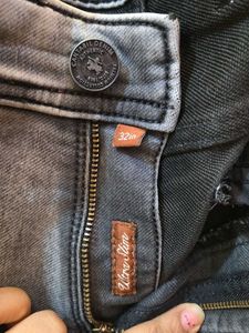 Cantabil Gray Denim Jeans