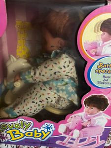 Lovely Baby Rocking Horse Doll