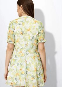 Lightweight Floral Print Mini Dress