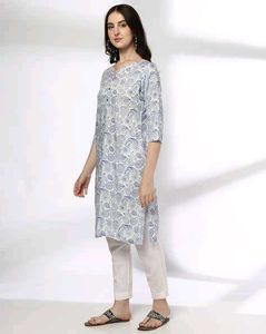 Elegant Paisley Print Kurta fixed price
