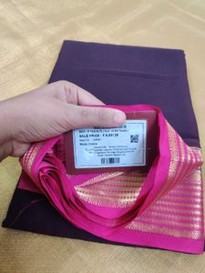 Mysore crepe silk saree