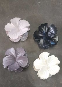 Big Set of 3 Floral Claw Clips