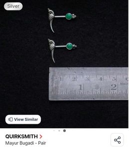 QUIRKSMITH 92.5 MAYUR BUGADI Earring ONE PIECE