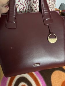 IKYTH Burgundy Structured Satchel
