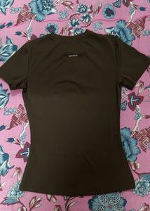 Brown Fitted T-Shirt
