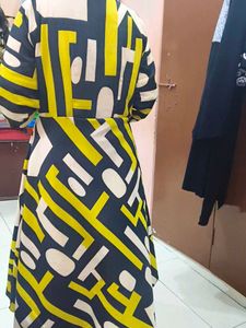 Stylish Abstract Print Kurta