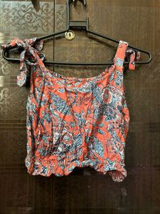 Red Crop Top