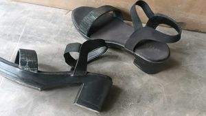 Sparkly Black heels Sandals
