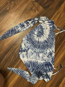 Boho Tie-Dye Halter Top