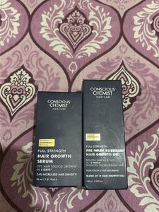 Conscious Chemist Hair Growth Serum & Oil