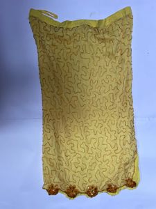 Yellow Beaded skirt