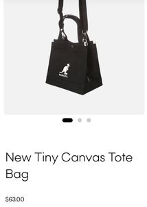 ❌SALE❌KANGOL Dark Blue Canvas Hobo Bag