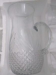 Crystal Pitcher &amp; Glass Set