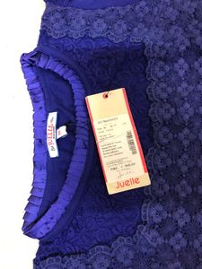 Plaited Neck Top