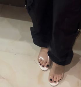 White Transparent Block Heels 🪽🤍