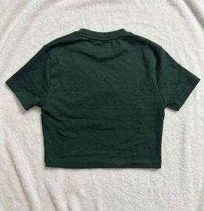 Trendy Green Crop Top
