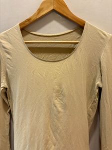 Cream Long Sleeve T-shirt