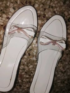 Sparkly Bow Sandals