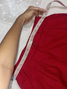 Vibrant Red Ethnic Blouse