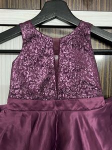 Beautiful low high party wear frock