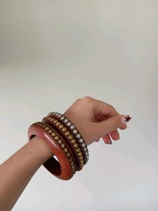 Brown Studded Cuff Bracelets 🤎 | Boho / Vintage /