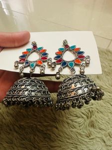 Bohemian Jhumka Earrings