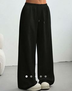 Black Wide Leg Lounge Pants
