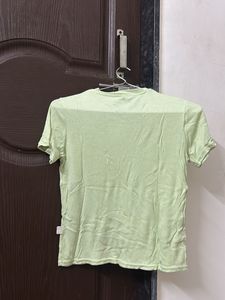 Mint Green Ribbed T-Shirt