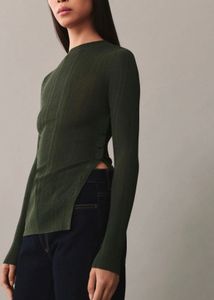 Ribbed Longline Pullover