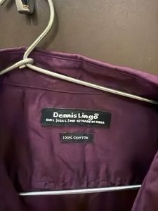 Men's Purple Long Sleeve Shirt