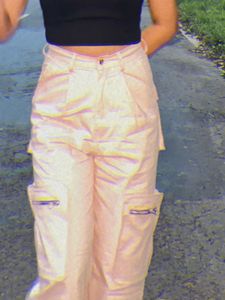 Stylish Pink Cargo Pants