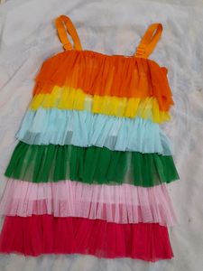 RUFFLE TIERED TOP FOR GIRLS🩷🧡